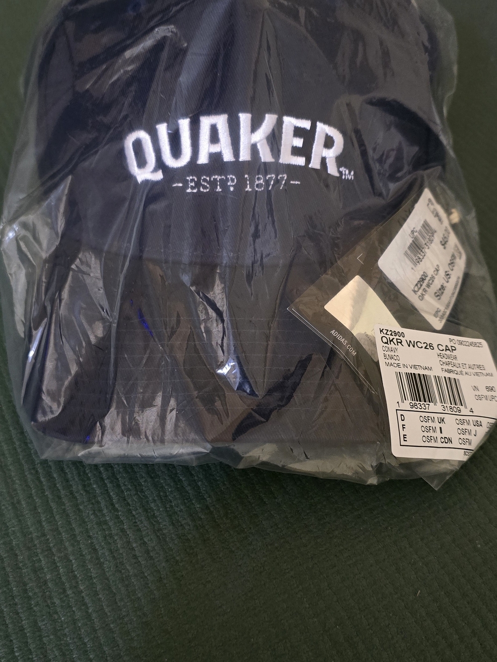 Quaker FIFA World Cup Hat